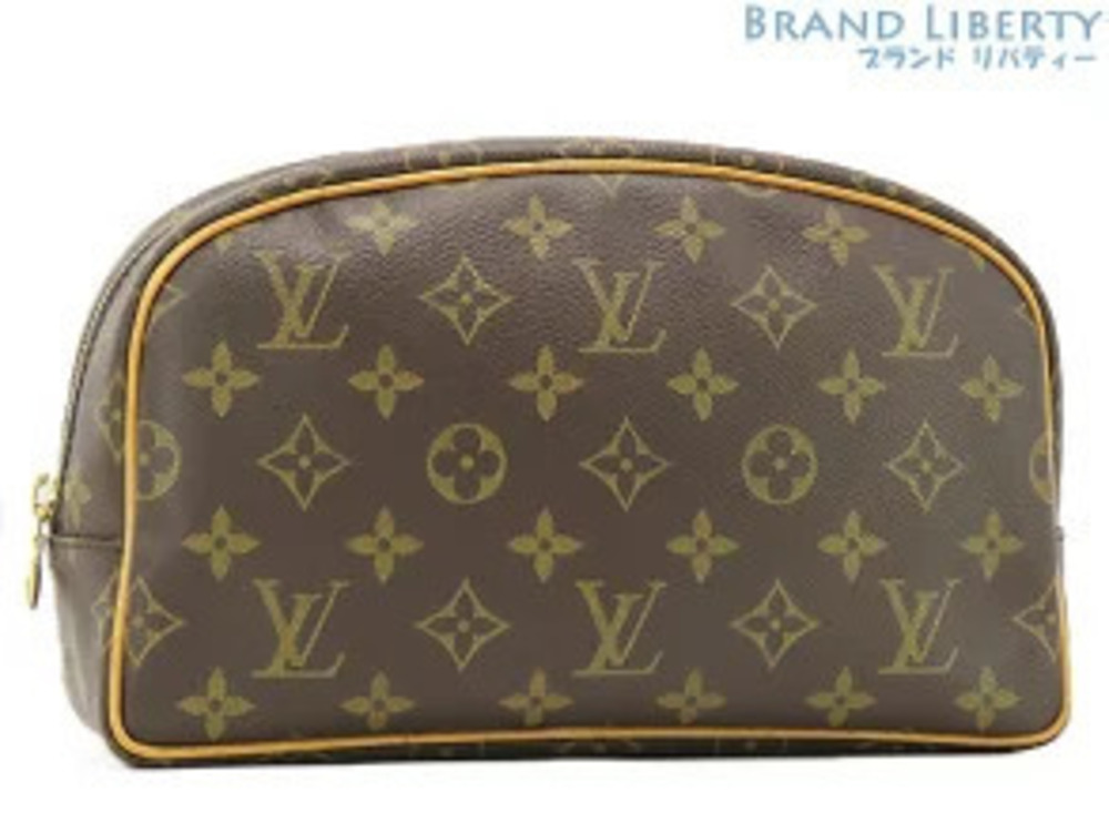 Louis Vuitton Monogram Trousses Toilette Shoulder Bag Clutch Cosmetic Pouch